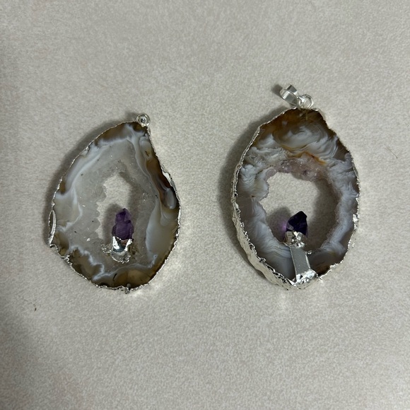 50% off original listed price Giode & Amethyst With silver - Picture 3 of 4